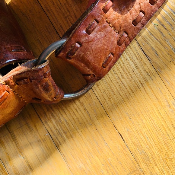 Beautiful Boho Vintage Leather Purse - Picture 5 of 8